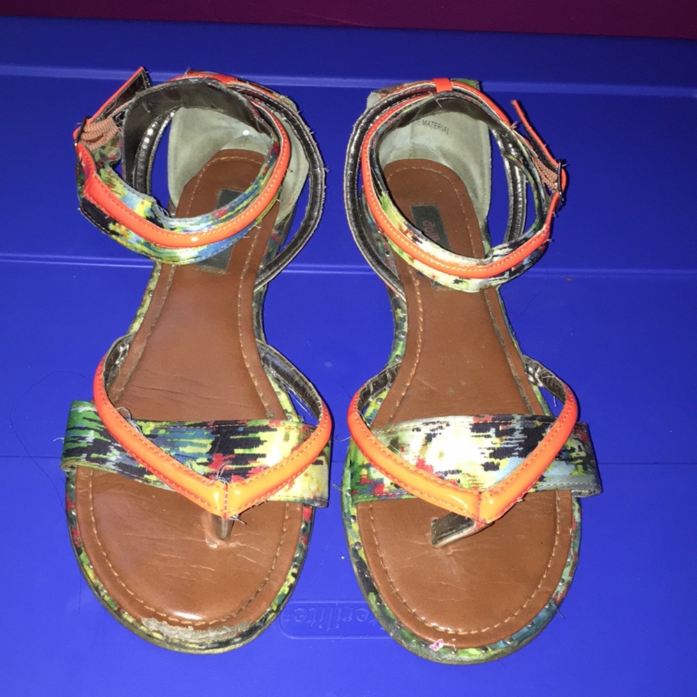 Orange Sandals